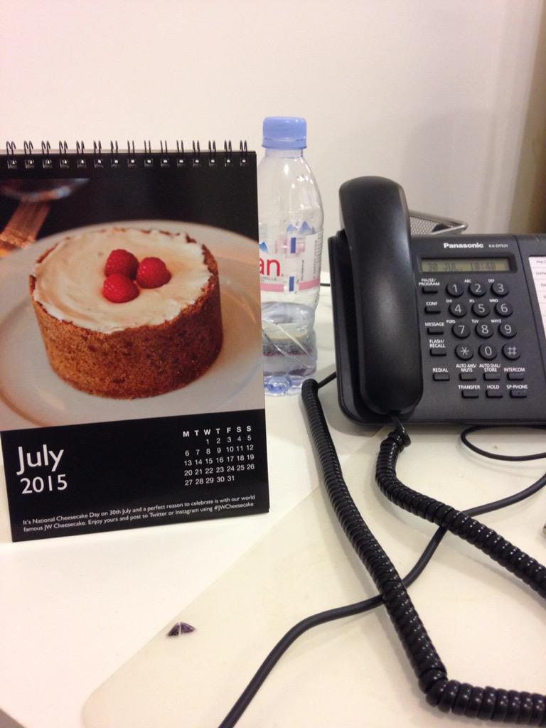hj_marshall's tweet photo. @Group7Events have been staring at #jwcheesecake all month and it's finally #NationalCheesecakeDay @Grosvenor_House http://t.co/dhTnh3mjFE