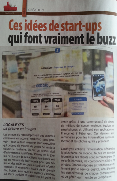 Localeyes_app's tweet photo. LocalEyes, une idée de #startup qui fait le buzz dans le magazine Création d'Entreprise. http://t.co/OdWgV7UkT4