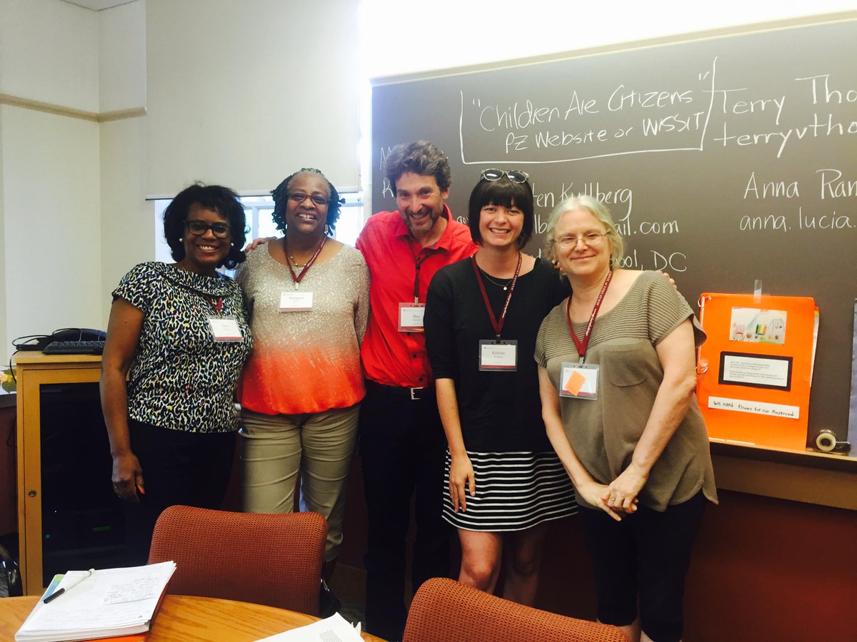 WISSIT_DC's tweet image. #PZC2015 featured a new mini course on the DC-based Children Are Citizens project. Speakers pictured. #wissit15