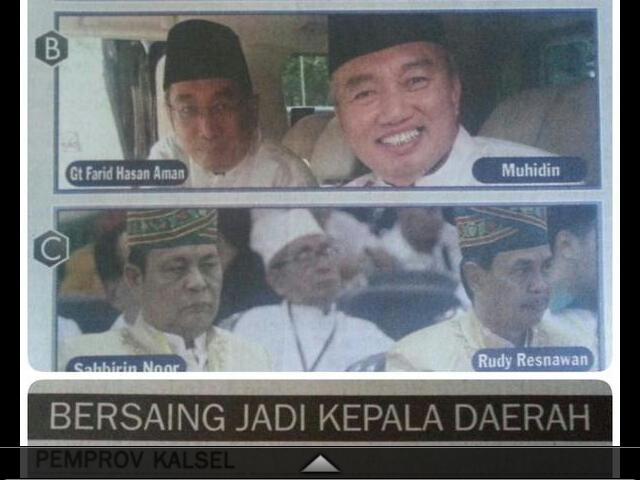 Kalsel_info's tweet photo. Dua calon gubernur yang di unggulkan di pilkada kalsel cc. @SahbirinNoor @h_rahman27 http://t.co/wE3oyaaGMH