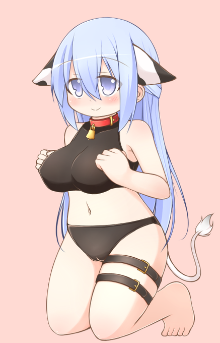 牛コスシズク。
暑いので胸部を増量しました。

その他差分はニジエに。
https://t.co/fTvaU0mxKV 