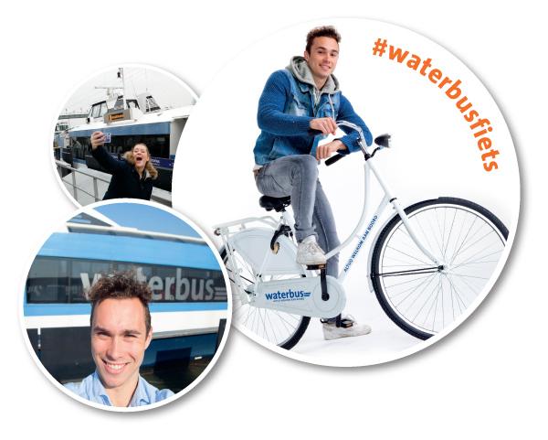 WIN! Maak een selfie op/met een Waterbus, gebruik #waterbusfiets en win een fiets! Zie goo.gl/bzXqRG