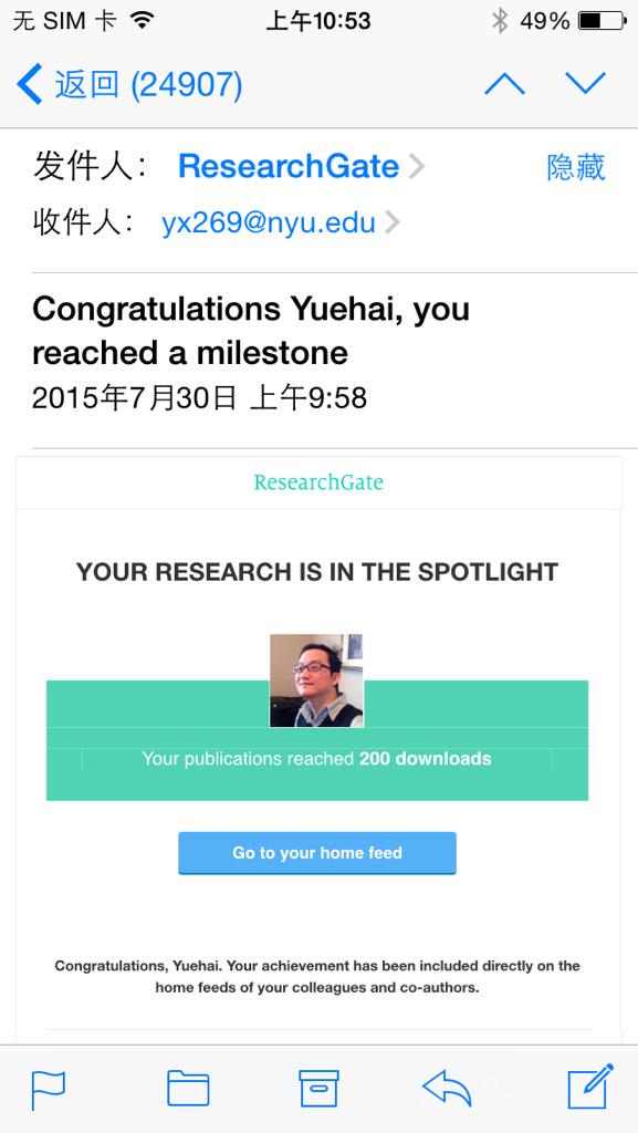 My publications reach 200 downloads!