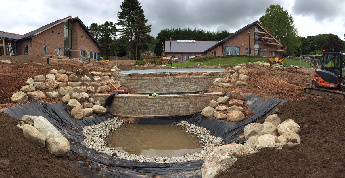 Great to see the progress made on the attenuation pond at Highfield House #MHC @CLA_Architects <a href="/GC_Engineers/">Gravitate Consulting</a> #MBE