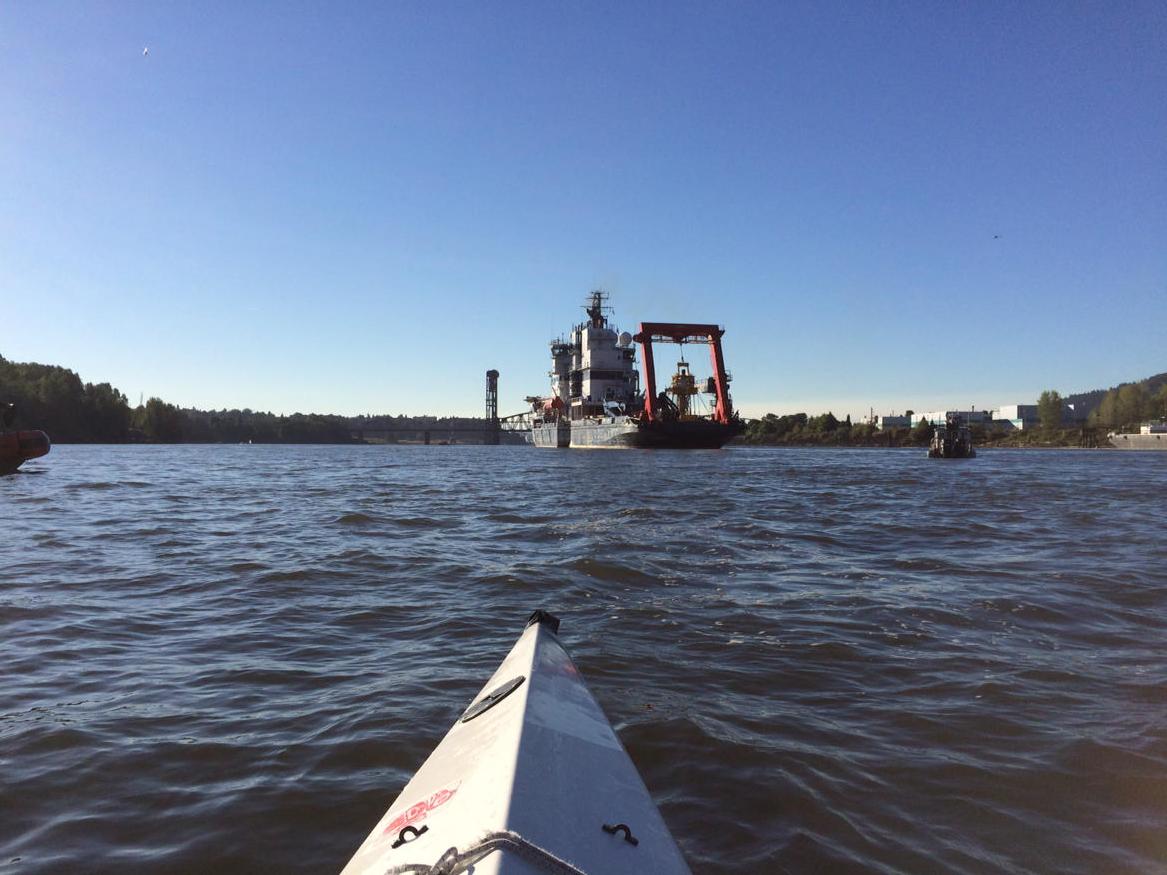 mosquitoFLT's tweet image. Victory! Fennica has turned tail and shown us her ugly ass end. #ShellNo #PDXvsShell