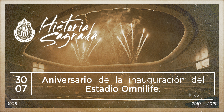 Chivas's tweet photo. ¡Ya son 5 años! ¿Cuál ha sido el mejor momento qué has vivido en nuestra #FortalezaRojiblanca? http://t.co/F5wIniGvKO