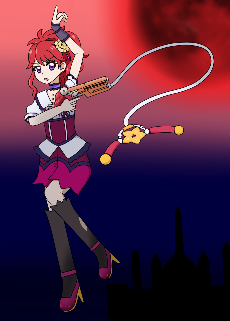 みずみや 7月31日はアイカツ の紅林珠璃ちゃんの誕生日です というわけで 珠璃アス シーザーサラダさんを描いてみました 今日も元気にヴァンパイアトウバツカツドウ ヴァンカツ 始まります Http T Co Ahfbrzwcgf
