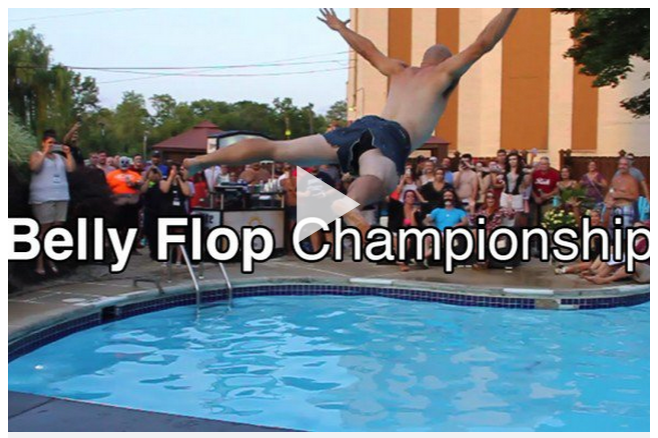 PrestonSteve933's tweet photo. The video is up! See all of last night's extreme belly flops in slo mo #BellyFlopChampionship http://t.co/XYhn7cgh1B http://t.co/N7Q4AYBB6D