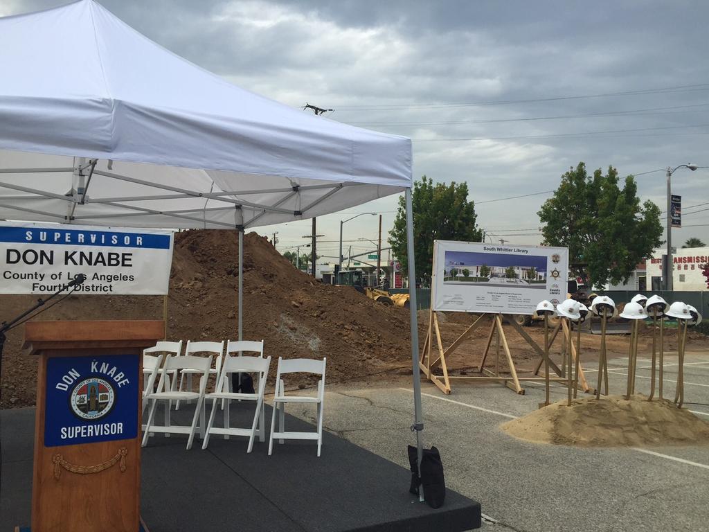 LACountyLibrary's tweet photo. We’re ready for today's South Whittier Library Groundbreaking at 9 am with @DonKnabe  http://t.co/Kb5psFW6JF http://t.co/K2GFmP9C5j
