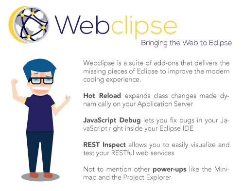 RT Just launching @Webclipse. FREE for early adopters! #JavaScript #Java ow.ly/QhqZC #Programmers #Eclipse