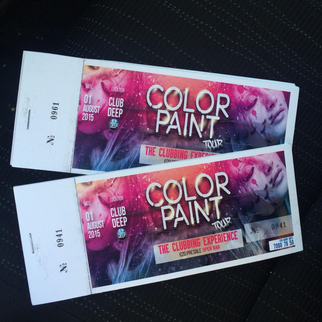 CLUBDEEPCYPRUS's tweet image. #ColorPaintTour vol.2 01/08/2015 #tickets available info call 70007950