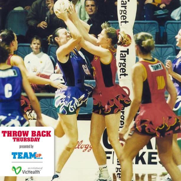 MelbourneVixens's tweet image. #TBT to @biancachatfield's early days in GK* #FindYourMotivation and download @VicHealth's free @TeamUpVic app.