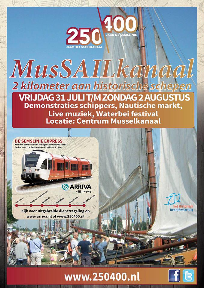 Dit mag u niet missen! Dit weekend MusSAILkanaal
#MusSAILkanaal