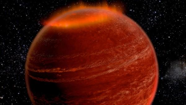 SETIInstitute's tweet photo. First 'northern lights' seen outside the solar system http://t.co/0ti8TcNw7O http://t.co/rgUTOYGrhF