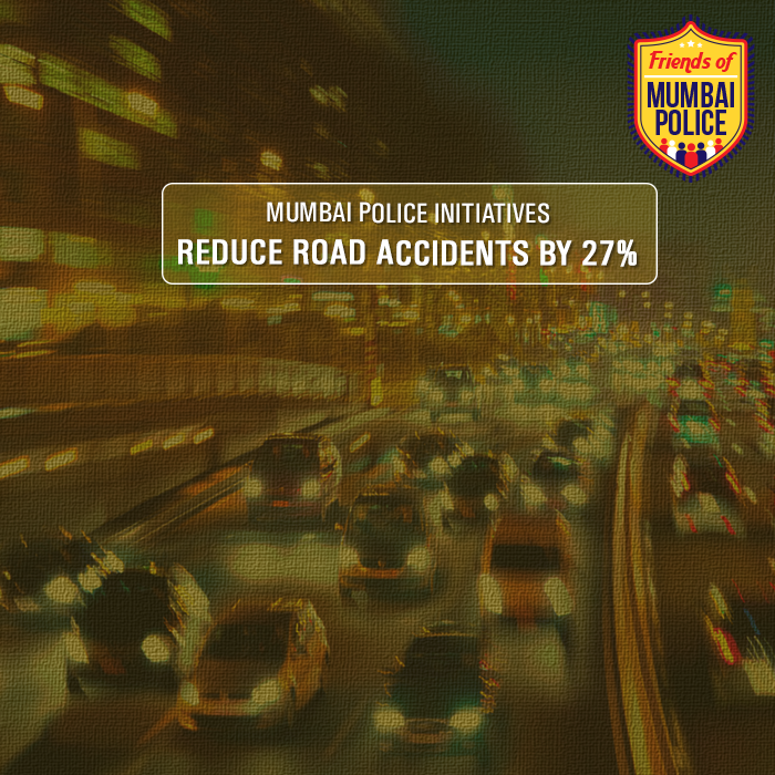 FrndsMumPolice's tweet photo. Mumbai Police initiatives reduce road accidents by 27%, and imprison 2175 for drunk driving: http://t.co/jkZxQXWIRl http://t.co/rje3X8GFLP