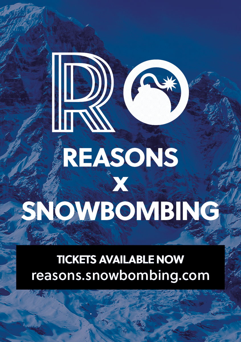 ReasonsUK's tweet image. Fancy joining us at @Snowbombing ?! Tickets are on sale now, make sure to get them from reasons.snowbombing.com !