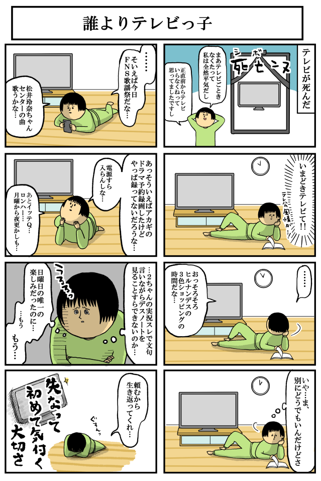 どうやらテレビが私の生きがいだった 