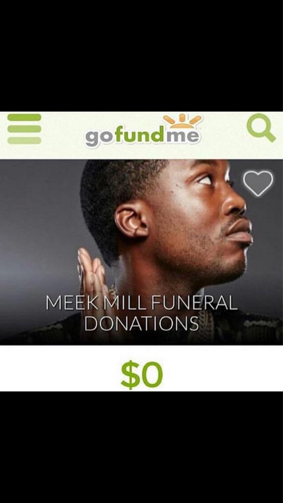 MeeksMiII's tweet photo. SOMEONE STARTED MEEK A GOFUNDME I CANT😂 http://t.co/Kzyxnzf2tT
