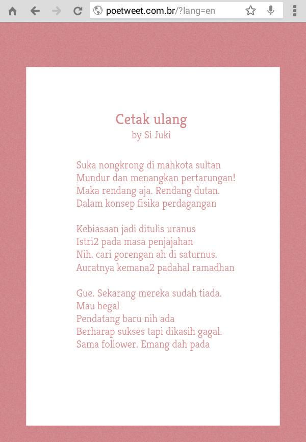 Puisi Dengan Konsep Fisika Kumpulan Puisi