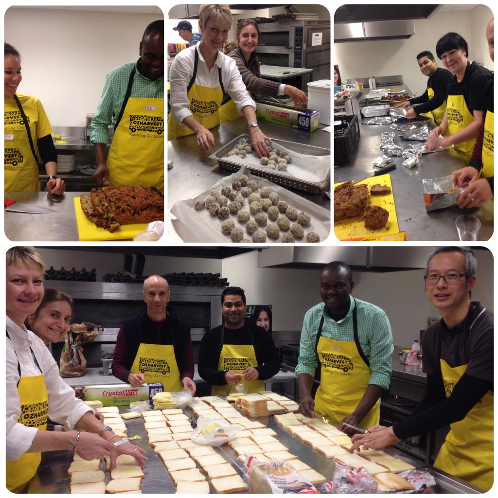 #EatUp 1st #OzHarvestCFAC sess. City of Mooney Valley helped make 100s of snacks &amp; sandwiches #nochildshouldgohungry