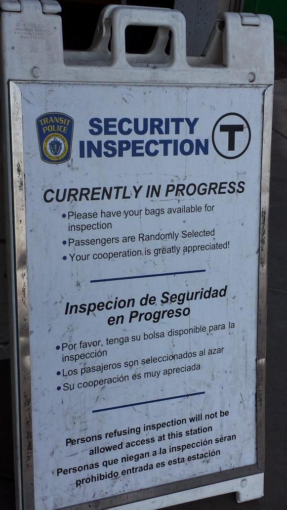 Atari6502's tweet image. Tsa random checks at Wellington this morning. @MBTA #whatisgoingon