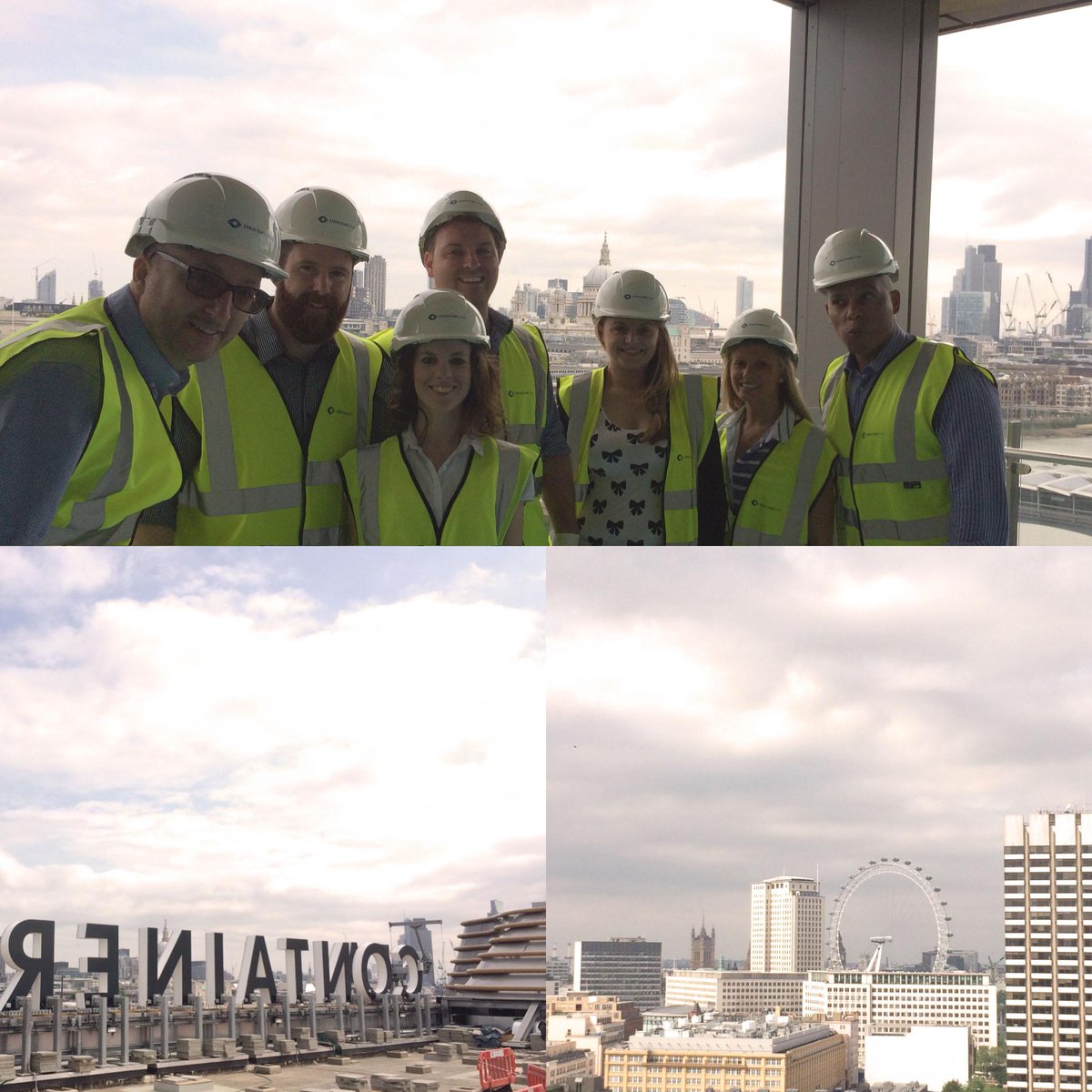 StructureTone's tweet photo. Great views from #StructureToneUK's recent site visit to #seacontainershouse in #London http://t.co/OWZm8kxsGi