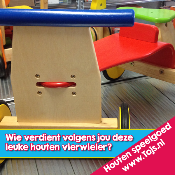 Tojsnl's tweet image. Wie verdient er volgens jou een houten vierwieler? Ga snel naar facebook.com/Tojsnl en maak je tip kenbaar :)