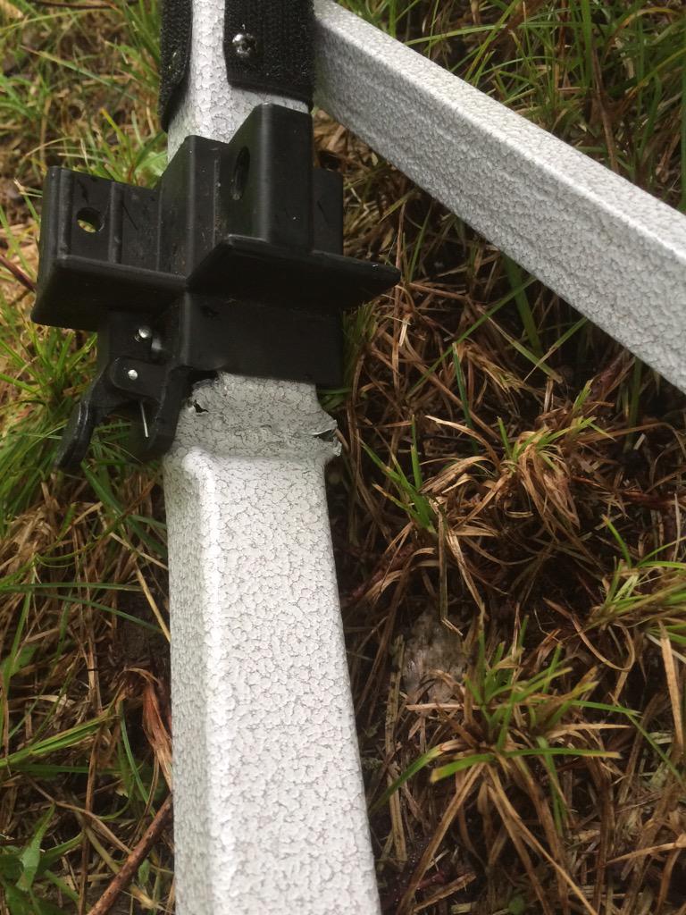 fiogeddes's tweet photo. @ImpactCanopies bad news! We got a few mms of rain last night &amp; the tent crumbled. We have a wedding tomorrow!! http://t.co/9AL8PAan2K