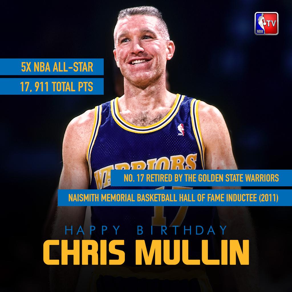  : Join us in wishing Chris Mullin a Happy Birthday! The legend turns 52 today. 