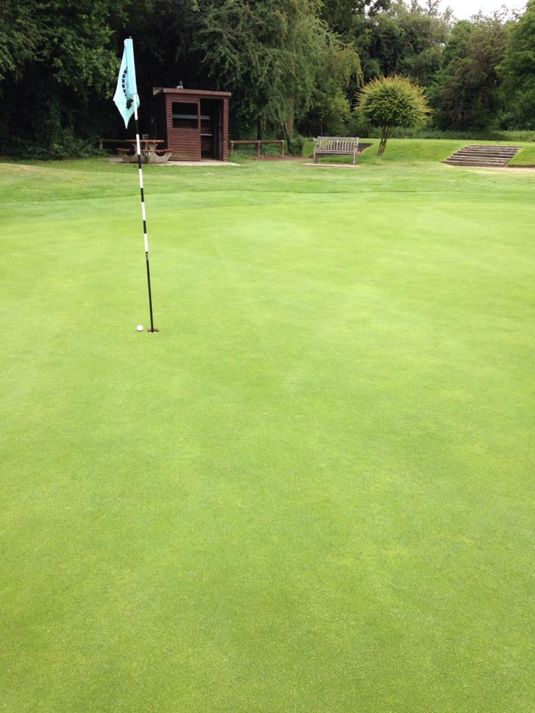 jamielittlegolf's tweet image. Greens are MINT here today @WESTHERTSGOLF So close on 9th hole!  🙈😢 #agonising #pulledit @AliHerbsCameron