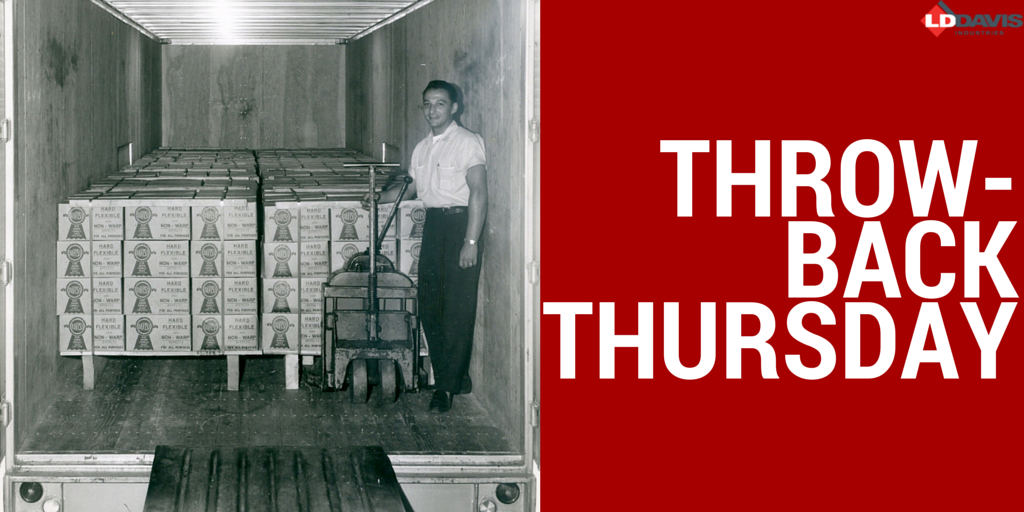 lddavisadhesive's tweet image. Now here is a throwback photo for you - a truck full of Davis product! #tbt #LDDavis