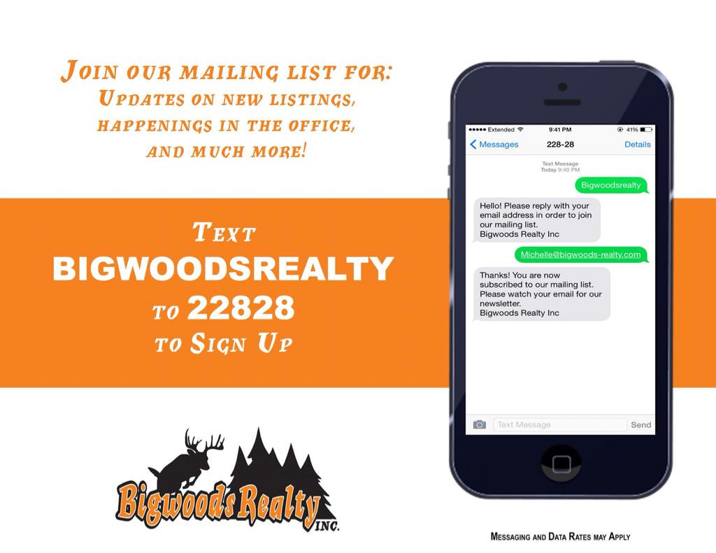 Bigwoods Realty Inc (BigwoodsRealty) Twitter