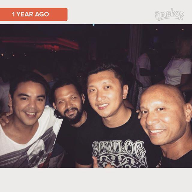 The Revolutionaries greeting Carl Cox a Happy 52nd Birthday at Space, Ibiza for Revolution 