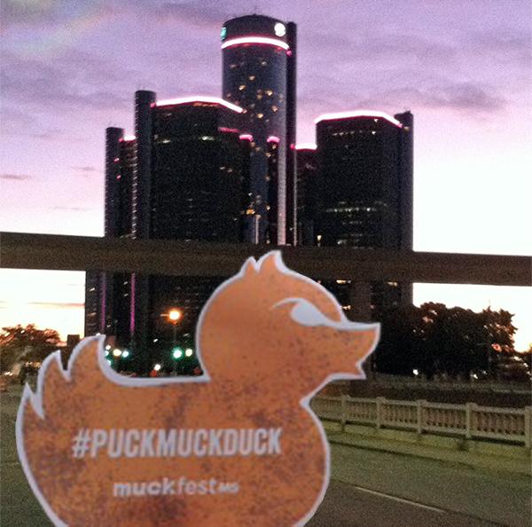 PuckMuckDuck's tweet photo. Check me out - #MotorCity #Selfie in front of the Renaissance Center! #PUCKDAY #PureMichigan http://t.co/Vfm05RMJsW http://t.co/HKFpGOOMsj