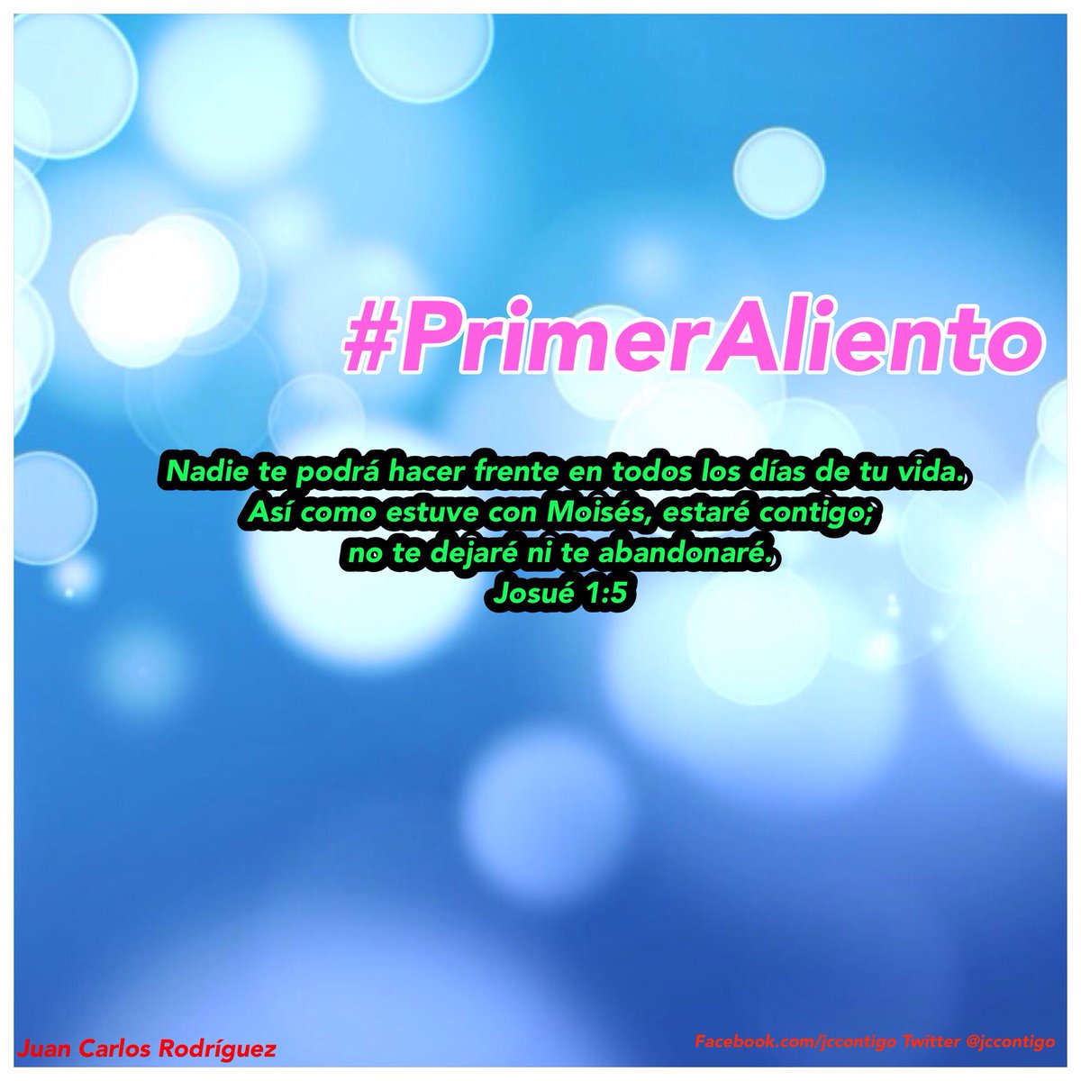 vivecomunicando's tweet image. #PrimerAliento Nadie te podrá hacer frente en todos los días de tu vida. Josué 1:5