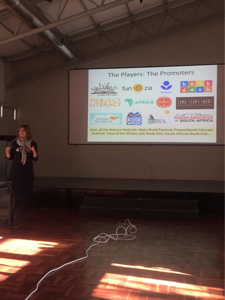 mmuhunyo's tweet photo. Innovative publishing models. @worldreaders a key player. @NanceyBee @goethejoburg @mignonhardie @SABookFair http://t.co/ioQdig9fpK