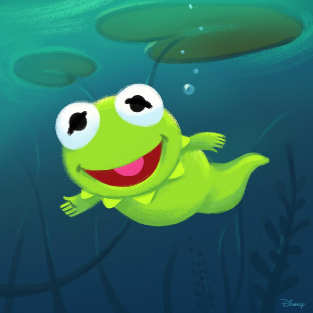 Hopliten's tweet photo. @KermitTheFrog: Happy #TBT (#ThrowbackTadpole)! Wasn't I a cute kid? (I think that's me... with 2,390 ... http://t.co/rYPZ203DWp