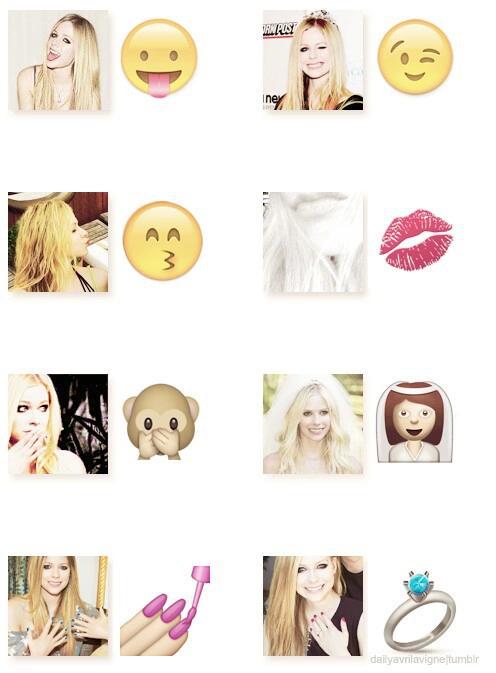 LulliSouza's tweet photo. Avril em: Emoji #ShareFly http://t.co/gihybnHicA