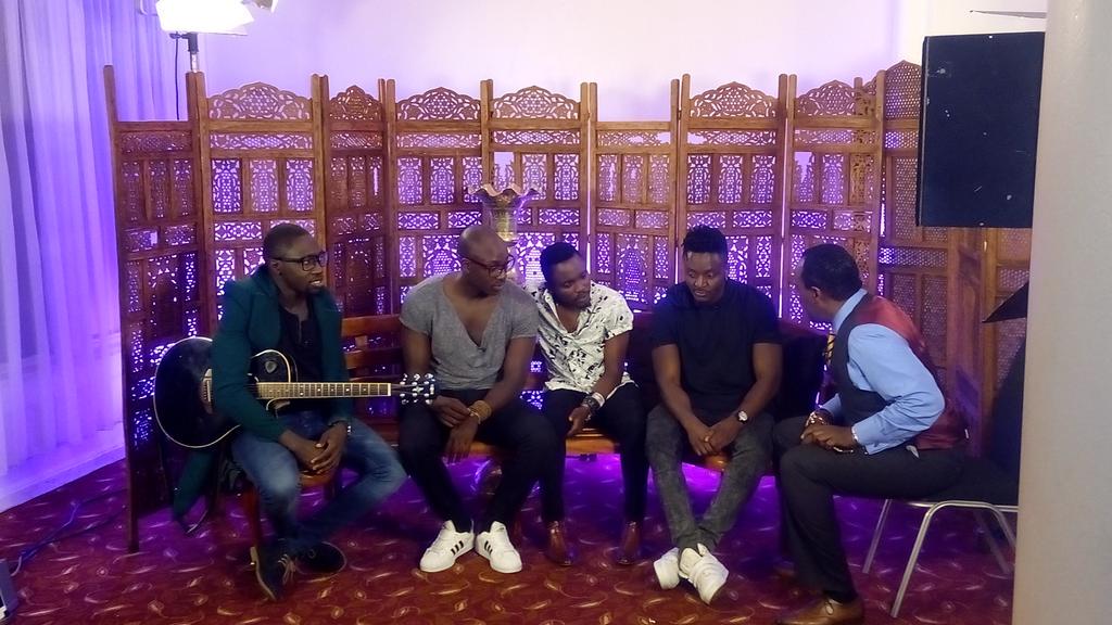 sautisol's tweet photo. It's on!  We're Live on @KTNKenya #JKL #JKLive Tune in, this is going to be one hell of show. Let's kick it #SautiSol http://t.co/4JsdYQumdj