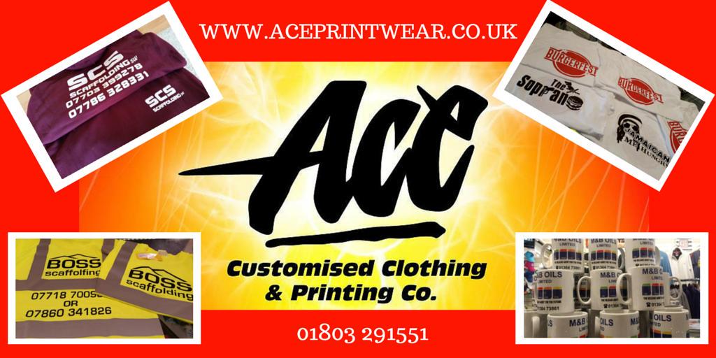 AcePrintwear's tweet photo. Need printed or embroidered work wear? Get in touch 01803291551 Harbour, Torquay #business #networking http://t.co/gZoU8e6KDg
