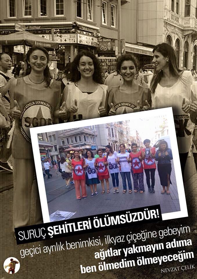 sgdfiletisim's tweet photo. geçici ayrılık benimkisi
ilkyaz çiçeğine gebeyim
ağıtlar yakmayın adıma
ben ölmedim ölmeyeceğim
#SuructaKatliamVar http://t.co/sKIy0vvHD3