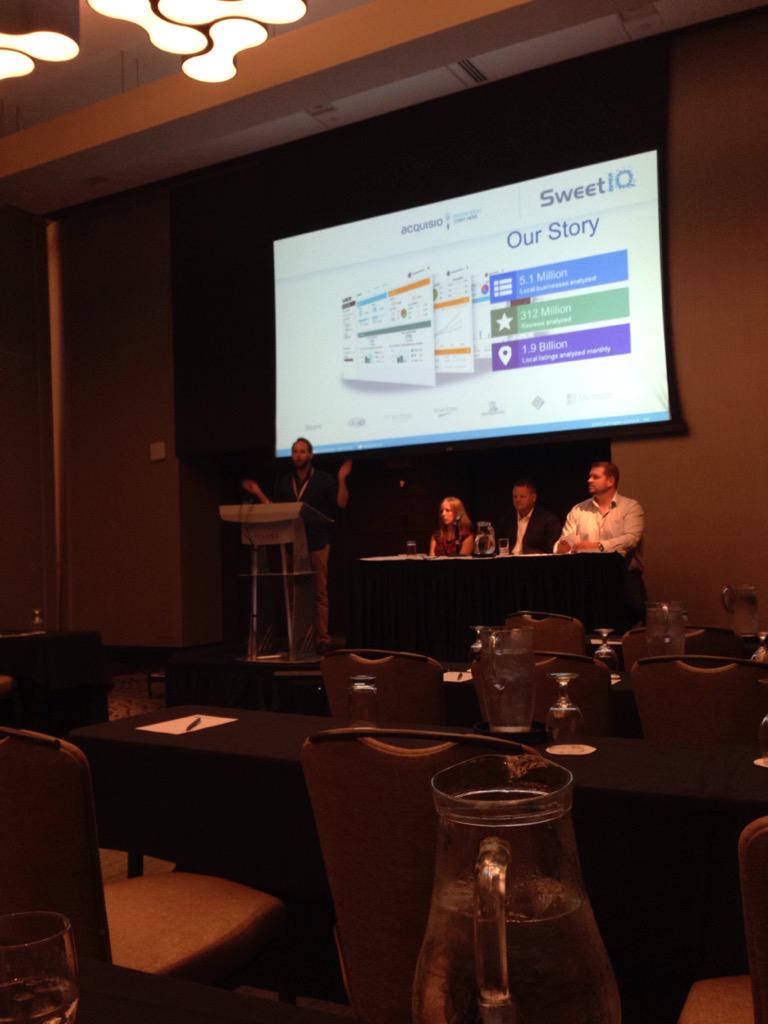 MySweetiQ's tweet photo. At the @acquisio 2015 summit listening to @MichaelMire1 talk #o2o conversions #acqsummit http://t.co/Z7QRfIBlyB