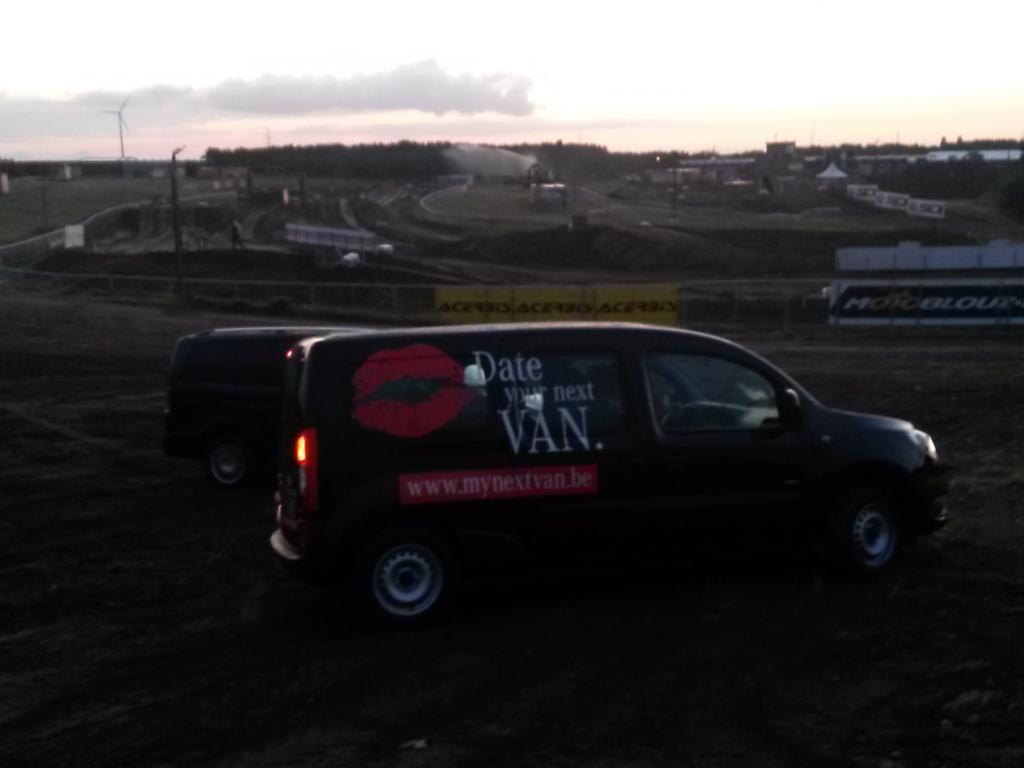 Quiet evening with our new van at Lommel mx gp !  #MercedesBenz #dateyournextvan #MXGP