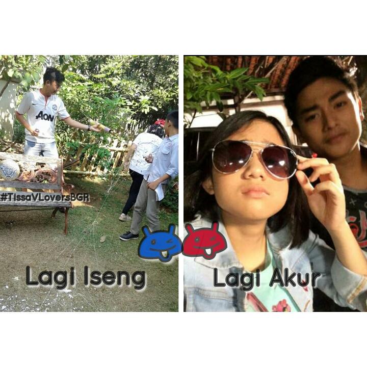 TissaVLoversBGR's tweet photo. Lagi Iseng vs Lagi Akur :D
Hahahahahahahaha kelakuan Adek Abang di lokasi!=p @Real_TissaBiani @Ariefadhilah http://t.co/5MD2oPy4Oc