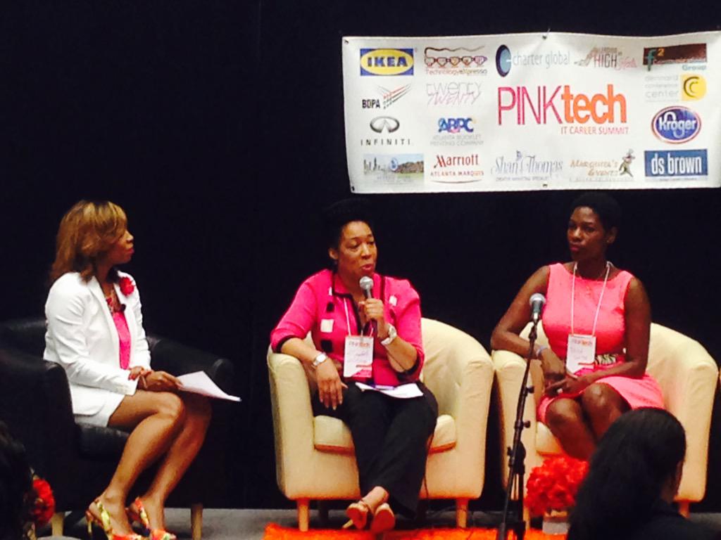MsGlobalAffairs's tweet photo. @PinkInstitute is providing IT and economic resources for small businesses #pinktech2015 #fultoncounty http://t.co/Z2yBeTUYaa