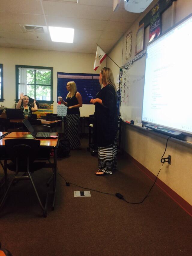 LawsonsKiddos's tweet photo. Automating with Google Forms with @jarget16 and @sfaringer! #PLESD #techbonanza http://t.co/58FpigjKxL