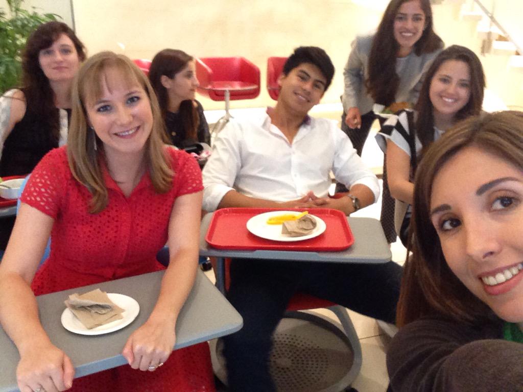 LOrealTalents's tweet photo. The intern gang just playing around in our rolling chairs during lunch time;) http://t.co/TItNAbEa38