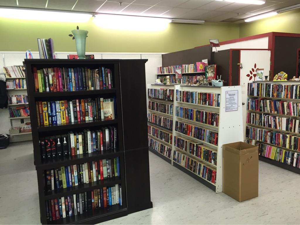The shelves are full of books! Come in and check out are selection! <a href="/TheReUstore/">TheReUstore</a> <a href="/CaledonCS/">Caledon Community S.</a>