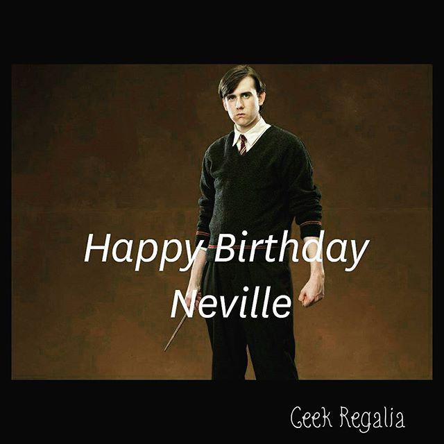 Happy birthday Neville Longbottom!     