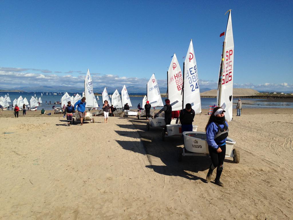 IOCAUK's tweet photo. Senior fleet &amp; regatta coaching are in.... Junior fleet are just reaching the shore http://t.co/0e12UjFdG8
